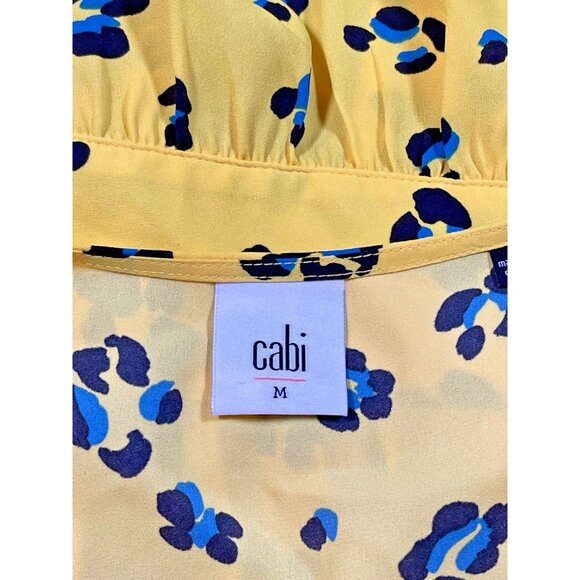 Cabi Limited Edition Floral Tie-Front Top Size Medium - Picture 2 of 8